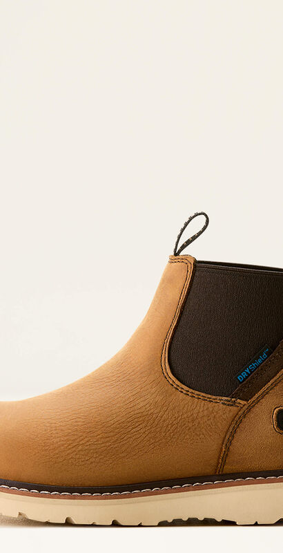 Rebar Wedge Chelsea Waterproof Work Boot Side